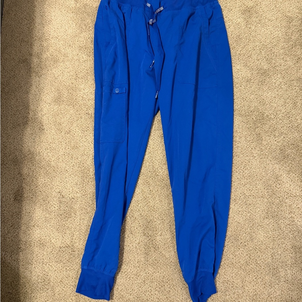 Med Couture Women's Scrub Pants in Blue
